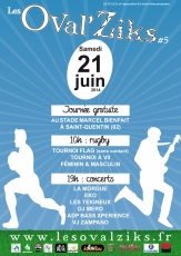 Print Affiche Oval Ziks